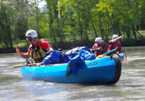 canoe lors de la formation educa'risk risque inondation